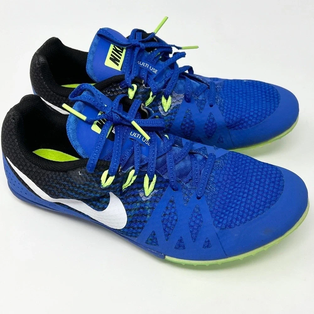 Nike‎ Zoom Rival M 8 Track & Field Blue Cobalt Men's Size 9 806555-413 w/ Bag